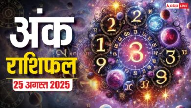 numerology prediction 25 august 2025 ank jyotish rashifal monday numbers 1 to 9 Ank Rashifal 25 August 2025: अंक ज्योतिष से जानें कैसा रहेगा आपका सोमवार का दिन, पढ़ें राशिफल!