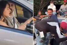आयुष्यान खुराना और सारा अली खान की फिल्म के सेट पर तगड़ा बवाल, क्रू पर टूट पड़े लोग और की हाथापाई! मचा हड़कंप - ayushmann khurrana sara ali khan pati patni aur woh 2 crew members beaten major fight on the sets videos viral