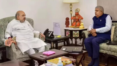 बात करने के बारे में बात करें ... अमित शाह ने कहा कि पूर्व उपराष्ट्रपति जगदीप धिकर पर क्या है, पता है