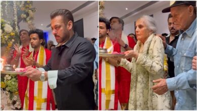 अर्पिता के घर विराजे बाप्पा, सलमान ने की गणेश आरती, भक्ति में लीन दिखा खान परिवार - AajTak