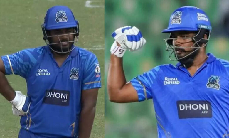 चौकस कम, छक्के अधिक ... अब संजू सैमसन को एशिया कप में खेलने से कौन करेगा? तीसरी लगातार धानसु पारी - संजू सैमसन ने KCL में आधी शताब्दी में ब्लिस्टरिंग करते हुए 37 गेंदों में 62 रन बनाए और 4 चौकों के साथ 5 छक्के की पुष्टि की