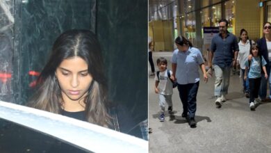 Stars Spotted Today: परिवार संग एयरपोर्ट पर स्पॉट हुईं करीना कपूर, सुहाना-सारा की सादगी ने जीता दिल - Times Now Navbharat