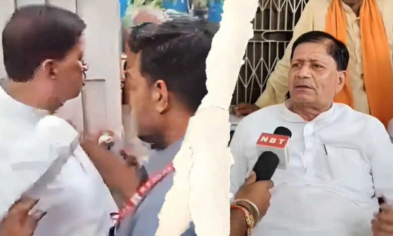कलेक्टर पर मुक्का क्यों ताना? भिंड बीजेपी विधायक नरेंद्र कुशवाह ने NBT को बताया किस बात पर गरमाया था माहौल - bhind bjp mla narendra kushwaha who argued with collector exclusive interview on navbharat times