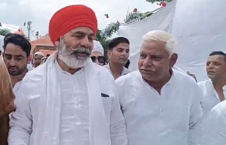 Tikait's support on Voter Rights Yatra | वोटर अधिकार यात्रा को राकेश टिकैत का समर्थन: कहा- राहुल गांधी सही दिशा में काम कर रहे हैं, वोट की चोरी पर उठाए सवाल - Muzaffarnagar News