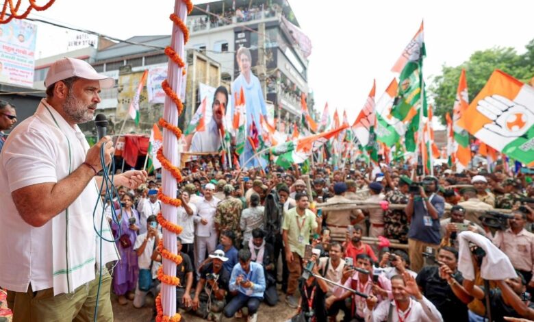 राजनीति में इस तरह की नीचता नहीं देखी पहले... राहुल गांधी के मंच से पीएम मोदी को गाली, BJP हुई हमलावर