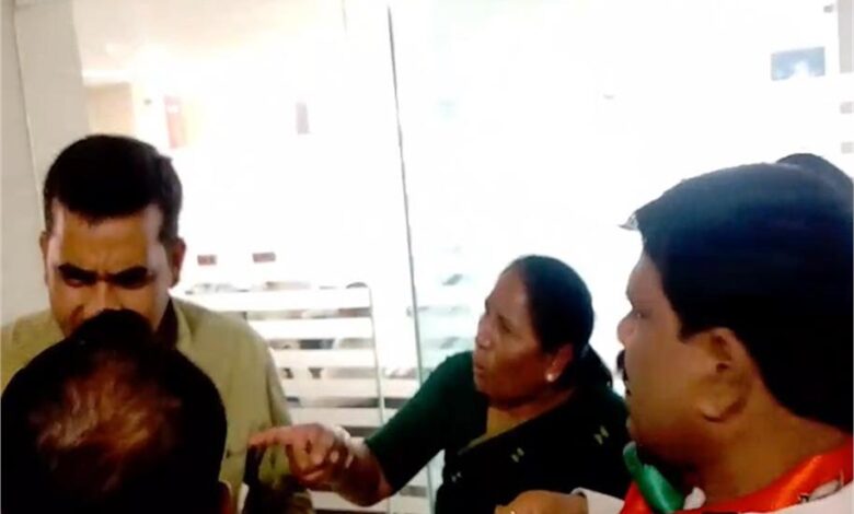 महिला BJP सांसद को नड्डा की बैठक में जाने से रोका, अभद्रता के बीच टूट गया चश्मा, भाजपा कार्यालय में मचा बवाल